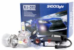 Kit Lmpada Farol e-tech BI-LED H4 40W 12Va24V 6000K 3200 Lumens