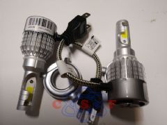 Kit Lmpada Super Led M7 H4 6000 Lumens o par 50 Watts 6500k