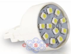 Lâmpada Autopli Automotiva Esmagada Grande T20 12 Leds 1 polo SMD Valor Unitário AL1275