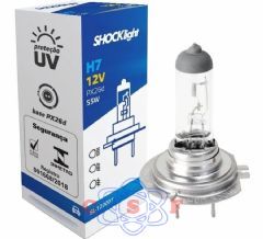 Lâmpada Halógena Shocklight Automotiva H7 12V 55W Unitario