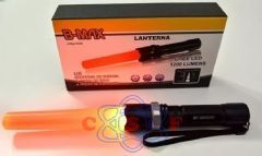 Lanterna Led Recarregvel B-MAX SWAT Com Ajuste Foco 12000 Lumens+Carregador Residencial e Veicular BM8466
