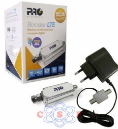 Mini Booster Proeletronic 40 DB com Filtro 4G Integrado Amplificador Pqbt 4000 LTE