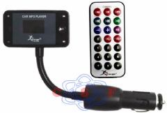 Modulador FM Knup 12 Volts com entrada para Pen Drive Carto SD Navega e l por pastas FM-29DM