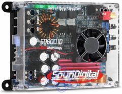 Mdulo Amplificador de Potncia SounDigital SD600.1D 600W RMS 1 Canal 2 Ohms