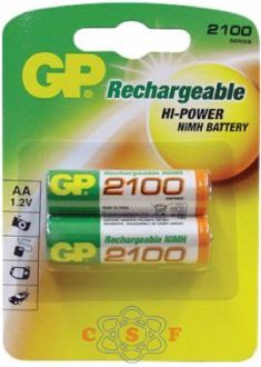 Pilha Recarregvel GP 210AAHCB EU2 1,2v 2100mAh