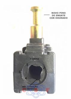 Porca Acionadora Basculante Gatter Peccinin 1/4 Original Pino Prata 1.4/1.5 4 Entradas