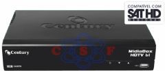 Receptor Century MidiaBox HDTV B1 Satlite, 100% Digital e Alta Definio Compatvel Com SATHD Regional