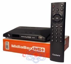 Receptor Parabólica Century Midia Box B5+ Satélite Digital HD SATHD Regional,com Conversor Digital Terrestre