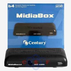 Receptor Parablica Century MidiaBox HDTV B4 Satlite Digital HD SATHD Regional,sem Conversor Digital Terrestre