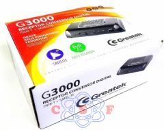 Receptor Parabolica e Conversor Terrestre Digital 100% HD Greatek G3000