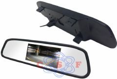 Retrovisor Monitor LCD 4,3"Interno E-TECH 2 Entradas AV Acionamento Automático para Câmera de RÉ