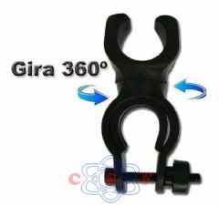 Suporte Lanterna Emborrachado Universal para Guidão Bicicleta Bike 360º