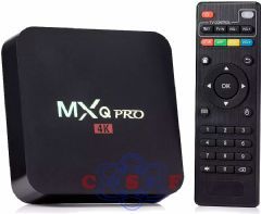 TV Box MXQ 5G Pro 4k HD Mémoria RAM 4G Capacidade de Armazenamento 64G com HDMI/USB/Wi-Fi Android 10,1 Bivolt