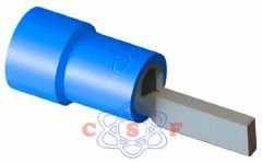 Terminal Agulha para Cabo 16 mm Pré Isolado Azul