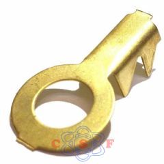 Terminal Permak Argola Olhal 3/8 Latão 10mm espesura 1,2mm