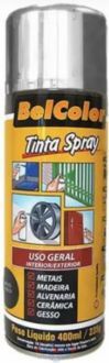 Tinta Spray Beltools Metalica Prata 400 ml Peso Liquido 235 Gramas