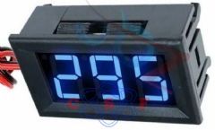 Voltímetro Digital Automotivo Azul