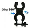 Suporte Lanterna Emborrachado Universal para Guido Bicicleta Bike 360