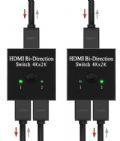 Chaveador Switch Hdmi 2x1 E 1x2 Bi-direcional 4k Ultra Hd 3d