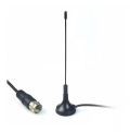 Antena Interna TV Digital Mini Exbom Base com im cabo 1,5metros AN-S10