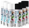 Tinta Spray PEG&USE Premium Branco Alta Temperatura 400 ml Peso Liquido 235Gramas
