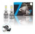 Kit Lmpada Super Led M7 H7 6000 Lumens o par 50 Watts 6500k