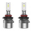 Kit Lmpada Farol Led R8 CC-LOT Ultra Slim H7 com Cambus 35W 12V/24V 6500K 4000 Lumens