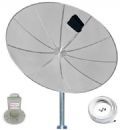 Antena Parablica Elsys 1,70 mts com Lnbf Monoponto + 15 Metros Cabo Coaxial