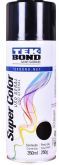 Tinta Spray Tek Bond Preto Fosco Conteudo 350ml Peso Liquido 250 Gramas