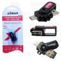 Adaptador Leitor Micro SD Otg Usb + Micro Usb V8 Xtrad XT 2119