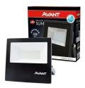 Refletor Holofot LED Slim 30 Watts Avant Luz Branca 6500K Resistente a Agua e Poeira Preto SLIM30 IP65