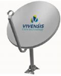 Antena Parabólica Vivensis 60cm - Banda KU + LNB Simples