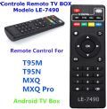 Controle Remoto Receptor Smart Box TV box LE-7490 FBG 9006 SKY 8095 Maxx 8196 Max 8095 A 1546 MXQ PRO MX9 MXQ X96 Mini.