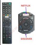 Controle Remoto TV Sony Bravia LCD Netflix Disney Ka 3011