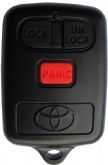 Capa Controle Telecomando Toyota Corolla Fielder 2 BOtão Lock 1 Botão Panic
