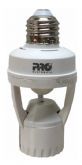 Sensor de Presença Proeletronic com Fotocelula 360º com Bocal para Lâmpada SoqueteE27 com Temporizador PQSSS 360º