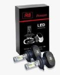 Kit Lmpada Farol Led R8 Premium Crome H4 35W 12V/24V 6500K 8000 Lumens