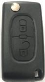 Capa Controle Telecomando Peugeot 307 Citroen 2 Botes Desenho.Cadeado 1 Aberto 1 Fechado